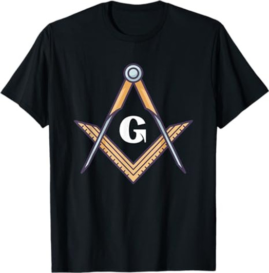 Masonic Square and Compass Freemason T-Shirt