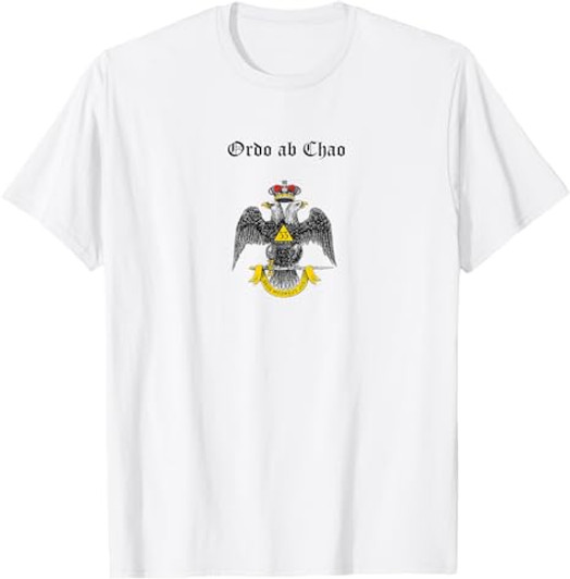 Masonic Ordo ab Chao Scottish rite 33 Freemasonry symbol T-Shirt