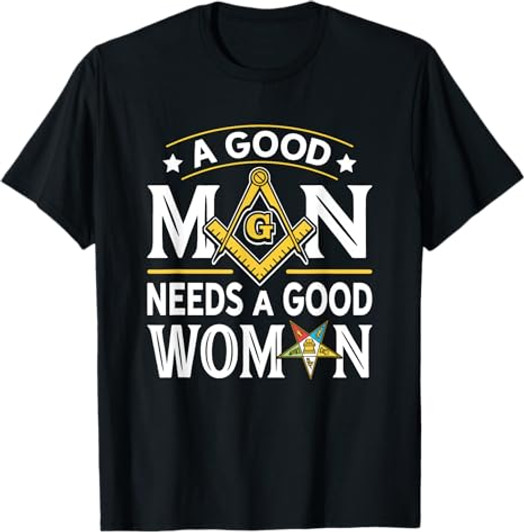 Freemasons OES Woman Masonry Masonic Freemason Freemasonry T-Shirt
