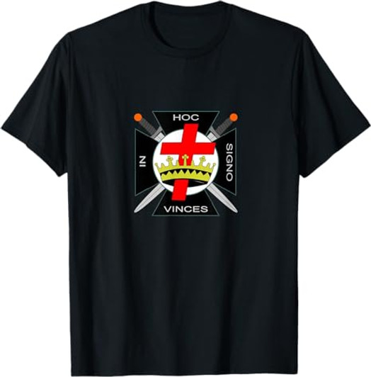 The Seal of the Knights Templar - Masonic York rite symbol T-Shirt