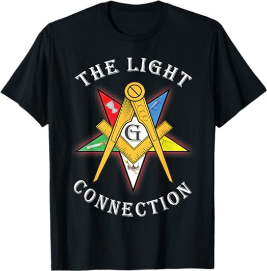 OES Mason The Light Connection Star Square Parents Christmas T-Shirt