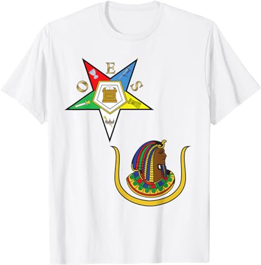 OES Daughters of Isis Split T Shirt PHA Eastern Star Tee DOI T-Shirt