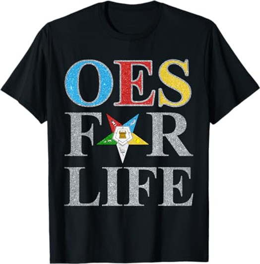 OES For Life Order of the Eastern Star Women's Equality Day T-Shirt