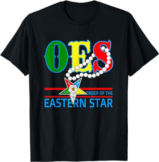 OES Mom Necklace Order of the Eastern Star Mother's Day T-Shirt