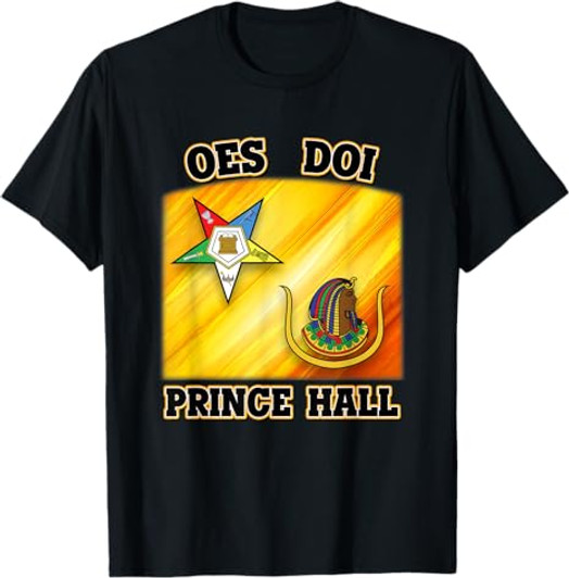 OES DOI Order Eastern Star Daughters of Isis Prince Hall PHA T-Shirt