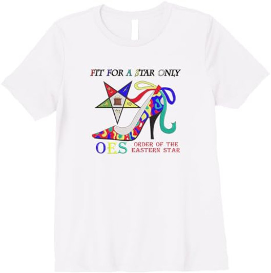 Womens OES Fit For A Star Only White Tee Premium T-Shirt