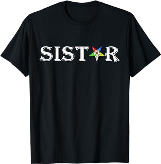 OES Sistar Sister of the Eastern Star Emblem Thanksgiving T-Shirt