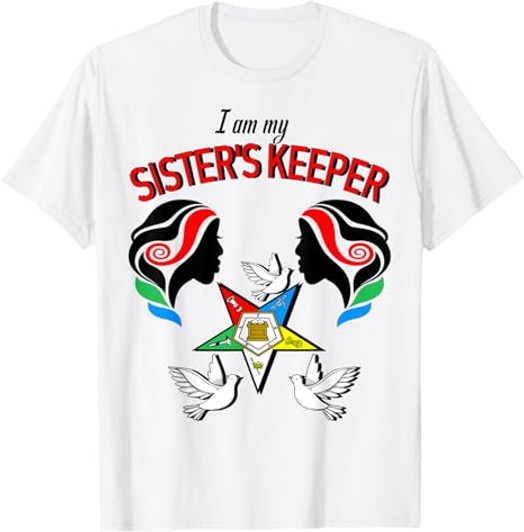 Order Of The Eastern Star OES Ring Diva My Sister's Keeper T-Shirt