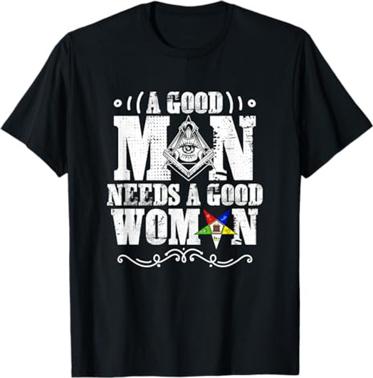 Freemasons OES Woman Masonry Freemasonry Masonic Freemason T-Shirt