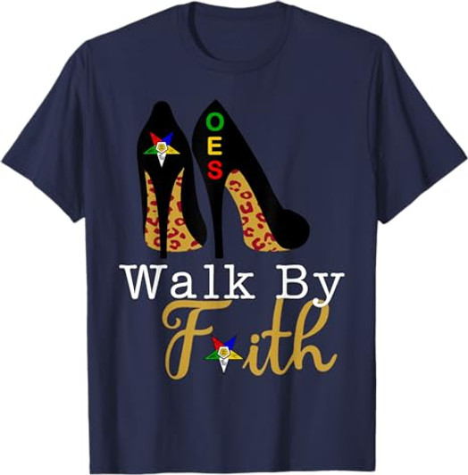 OES High Heels Platform Leopard Sisters Star Walk By Faith T-Shirt