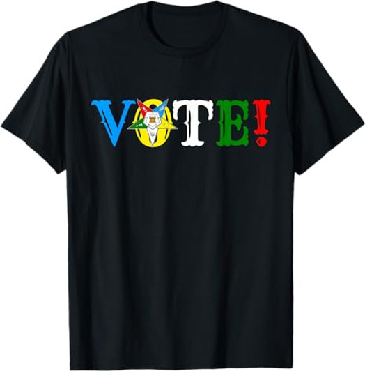 OES VOTE Star Sisters Beautiful Order of the Eastern Star T-Shirt
