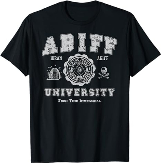 Abiff University, Masonic Tee Shirt