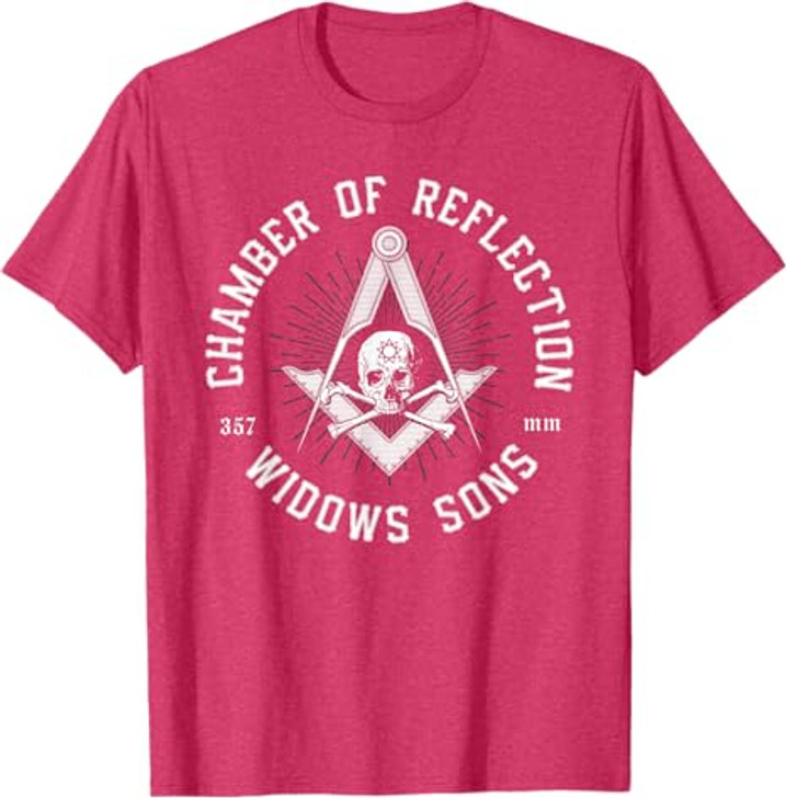 Widows Sons Masonic Square and Compass - Freemason T-Shirt T-Shirt