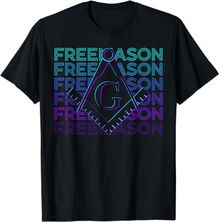 Freemason Freemasonry Masonic Masonry Retro T-Shirt