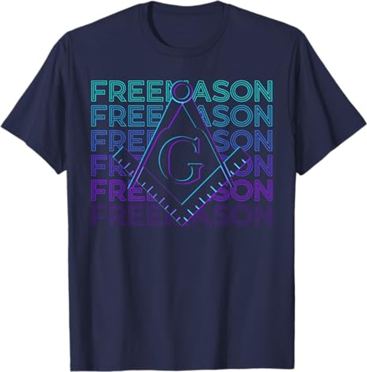 Freemason Freemasonry Masonic Masonry Retro T-Shirt