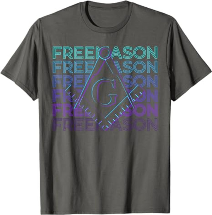 Freemason Freemasonry Masonic Masonry Retro T-Shirt