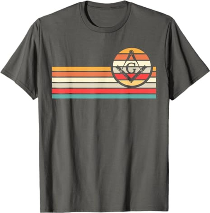 Freemason Masonic Fraternal Freemasonry Square Compass T-Shirt
