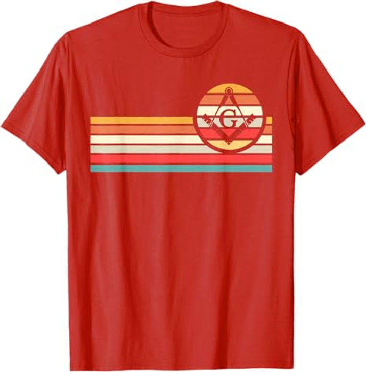 Freemason Masonic Fraternal Freemasonry Square Compass T-Shirt