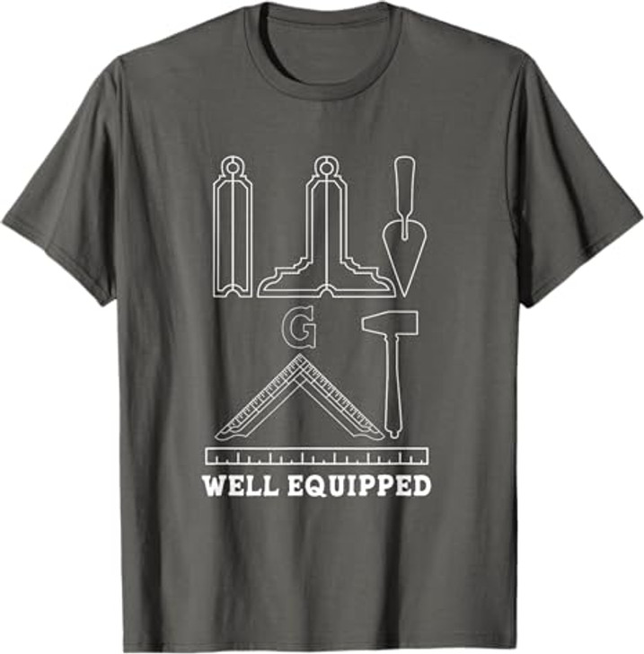 Freemason Well Equipped Masonic Master T-Shirt