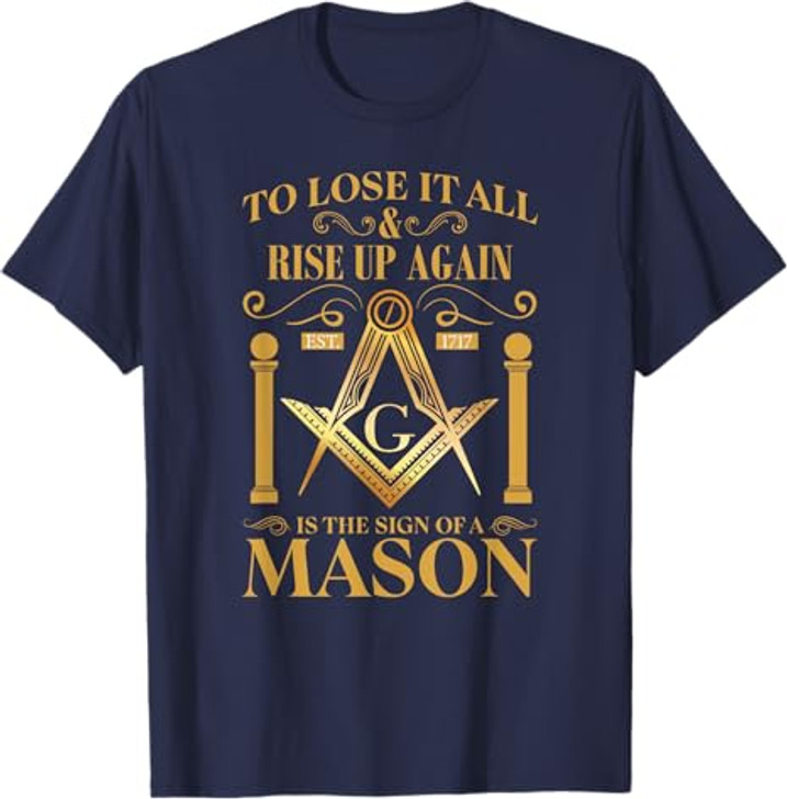Masonic Square Compass Freemason T-Shirt