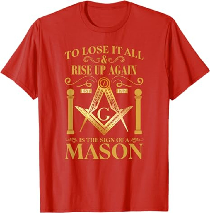 Masonic Square Compass Freemason T-Shirt