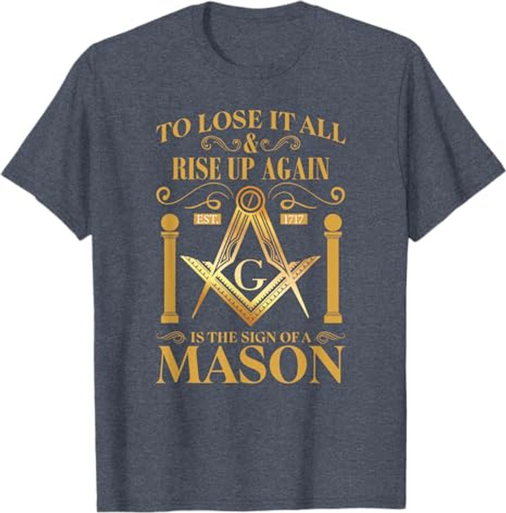 Masonic Square Compass Freemason T-Shirt