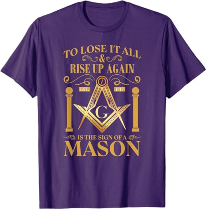 Masonic Square Compass Freemason T-Shirt
