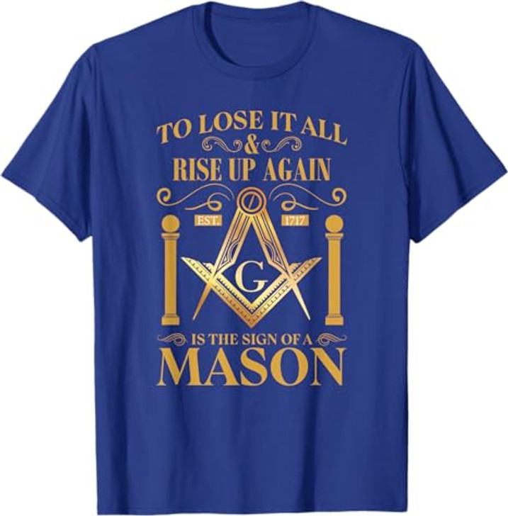Masonic Square Compass Freemason T-Shirt