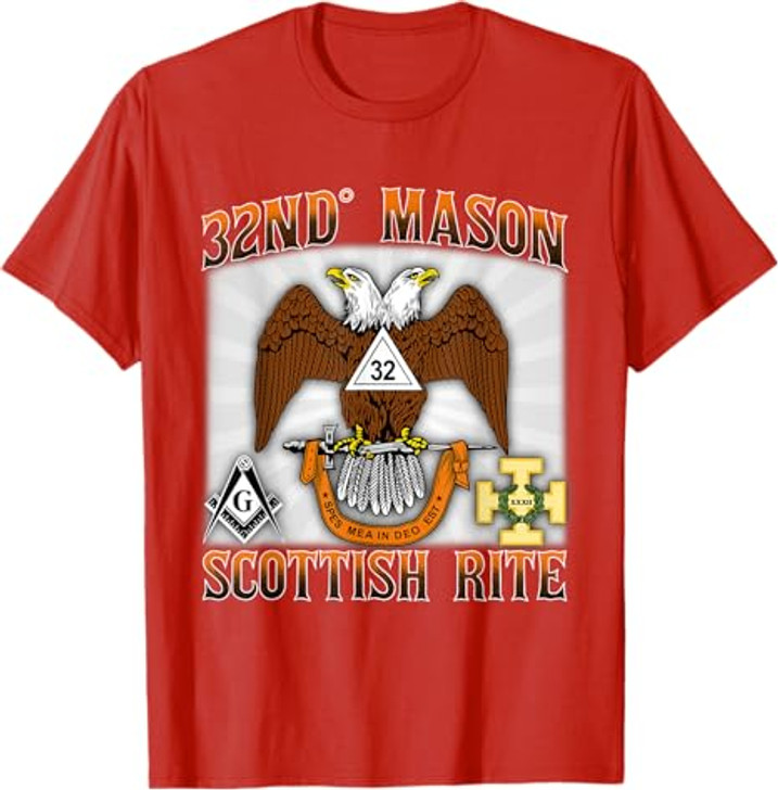 Scottish Rite Mason 32nd Masonic 32 AASR WD Valley Old Style T-Shirt