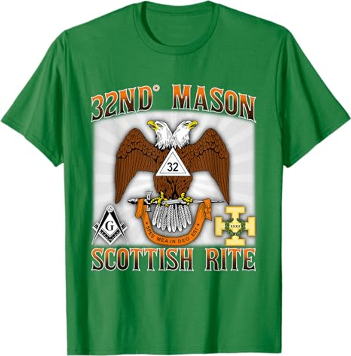 Scottish Rite Mason 32nd Masonic 32 AASR WD Valley Old Style T-Shirt