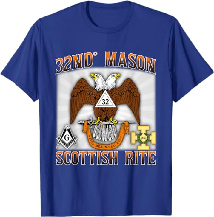 Scottish Rite Mason 32nd Masonic 32 AASR WD Valley Old Style T-Shirt