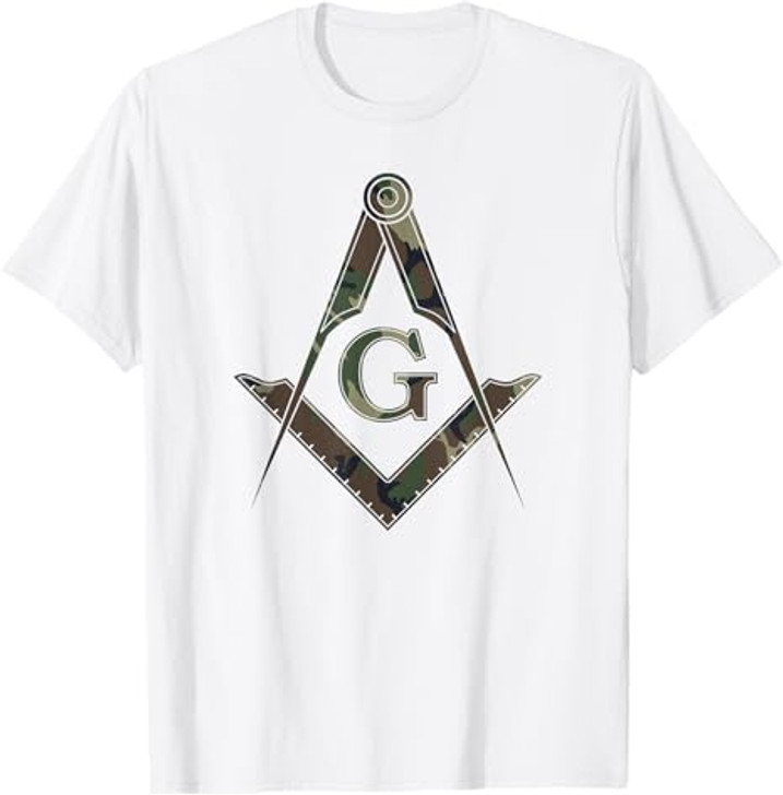 Masonic Camo Square and Compass - Freemason T-Shirt T-Shirt