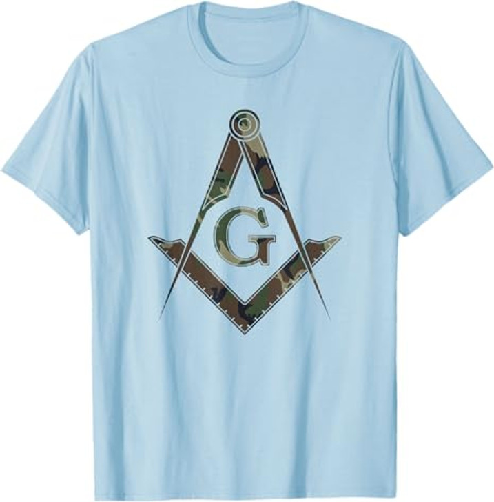 Masonic Camo Square and Compass - Freemason T-Shirt T-Shirt