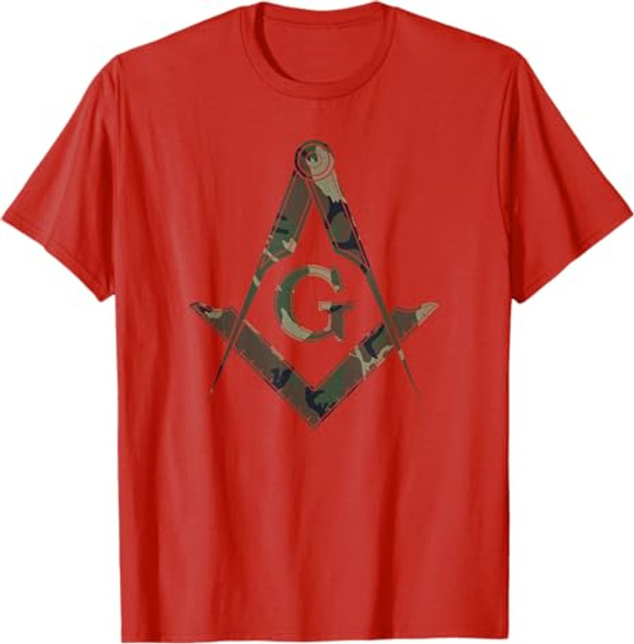 Masonic Camo Square and Compass - Freemason T-Shirt T-Shirt
