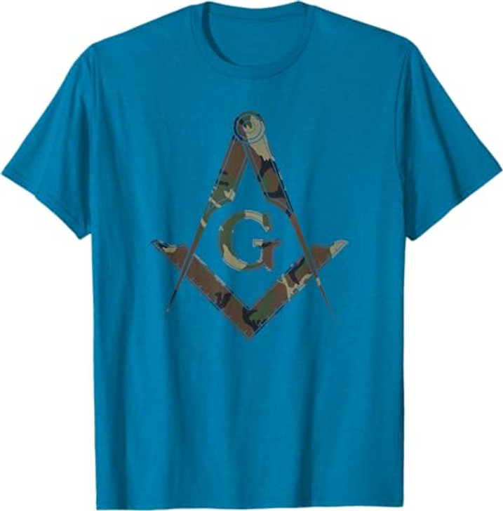 Masonic Camo Square and Compass - Freemason T-Shirt T-Shirt