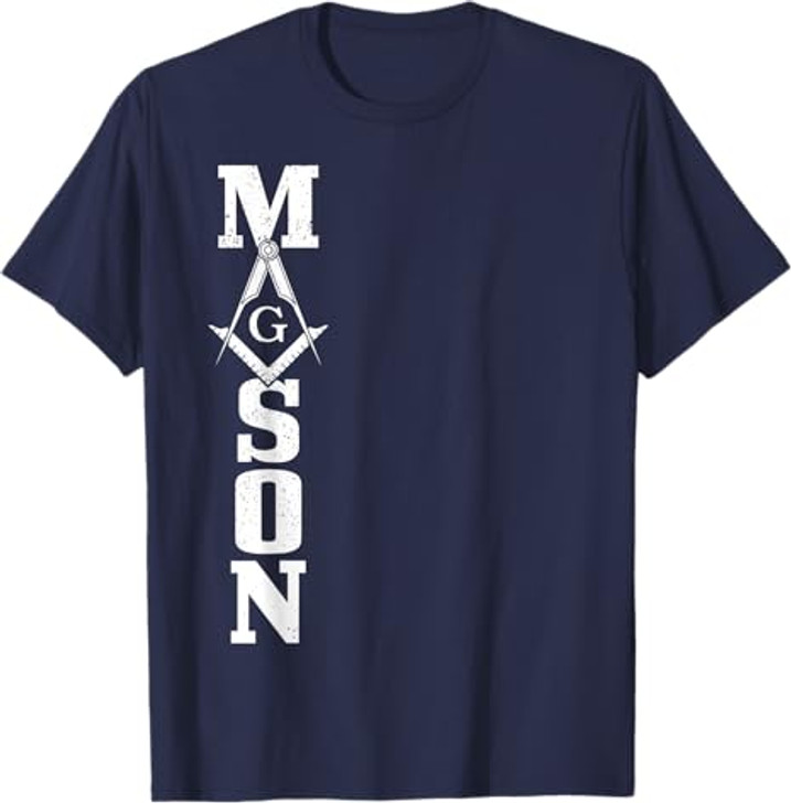 Mason Square & Compass Masonic Symbol Freemason Shriner T-Shirt