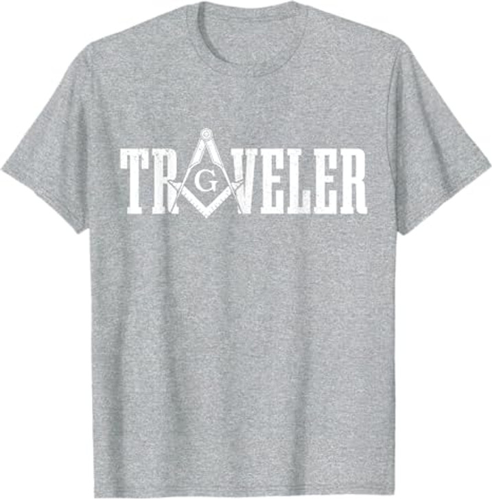 Mason Traveler Masonic Square and Compass T-Shirt