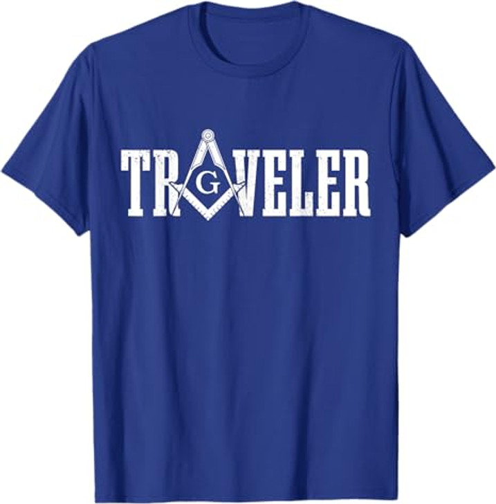 Mason Traveler Masonic Square and Compass T-Shirt
