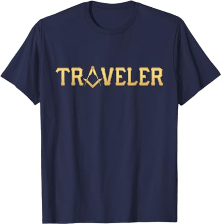 Masonic Traveler Square and Compass - Freemason T-Shirt T-Shirt