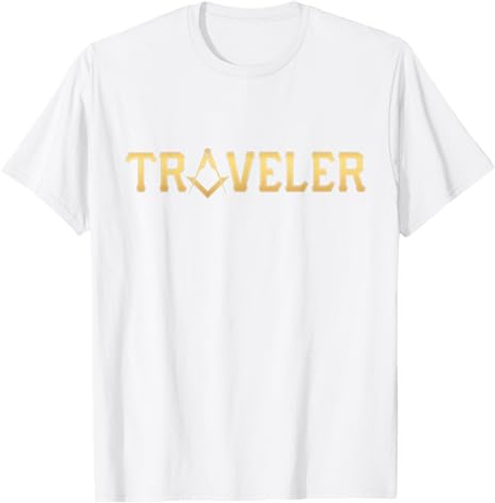 Masonic Traveler Square and Compass - Freemason T-Shirt T-Shirt