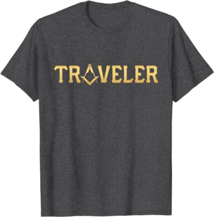 Masonic Traveler Square and Compass - Freemason T-Shirt T-Shirt