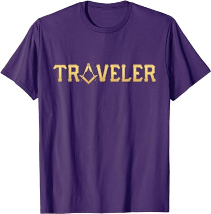 Masonic Traveler Square and Compass - Freemason T-Shirt T-Shirt