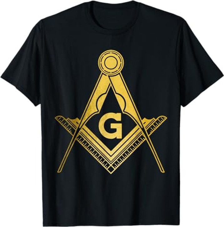 Mason Square & Compass Masonic Shriner Vintage Masonic T-Shirt