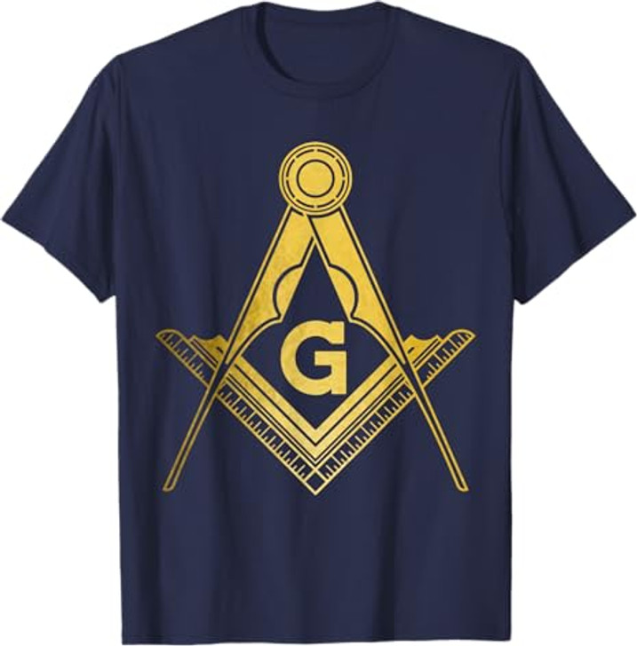 Mason Square & Compass Masonic Shriner Vintage Masonic T-Shirt