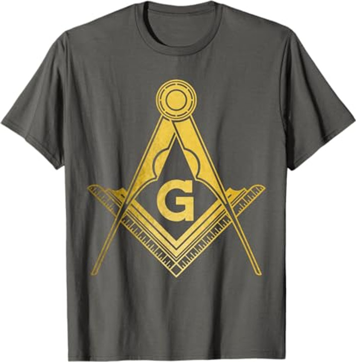 Mason Square & Compass Masonic Shriner Vintage Masonic T-Shirt