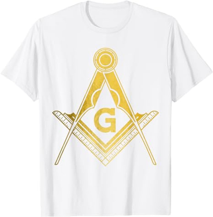 Mason Square & Compass Masonic Shriner Vintage Masonic T-Shirt