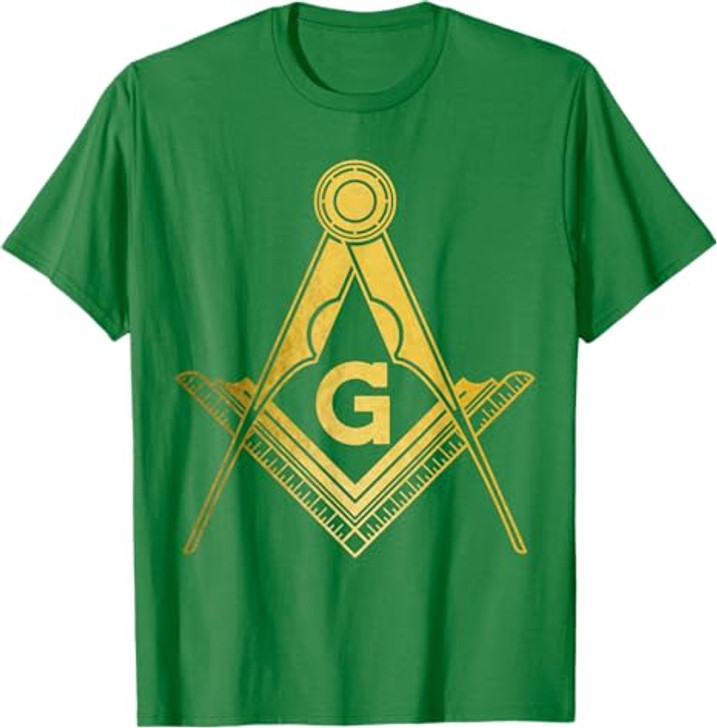 Mason Square & Compass Masonic Shriner Vintage Masonic T-Shirt