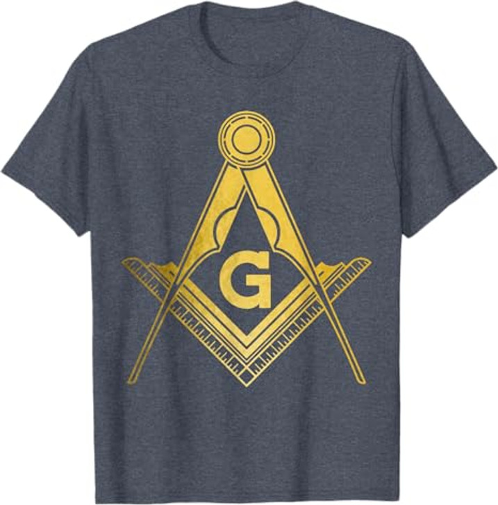 Mason Square & Compass Masonic Shriner Vintage Masonic T-Shirt
