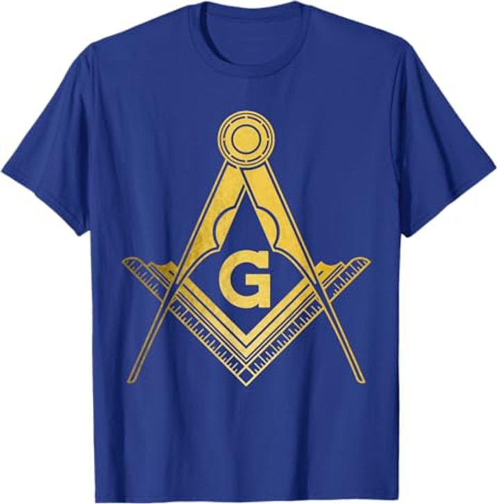 Mason Square & Compass Masonic Shriner Vintage Masonic T-Shirt