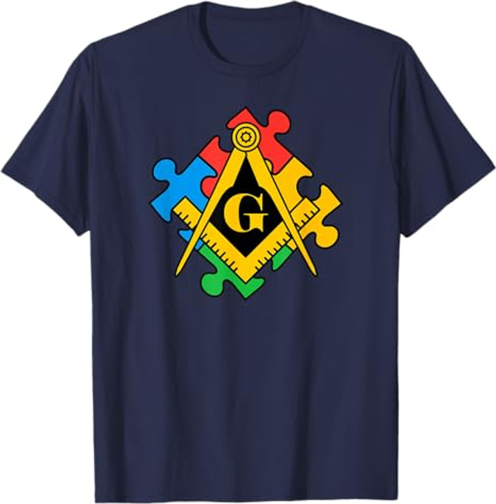 Autism Awareness T-shirt, Freemason Masonic Lodge, Mason T-Shirt